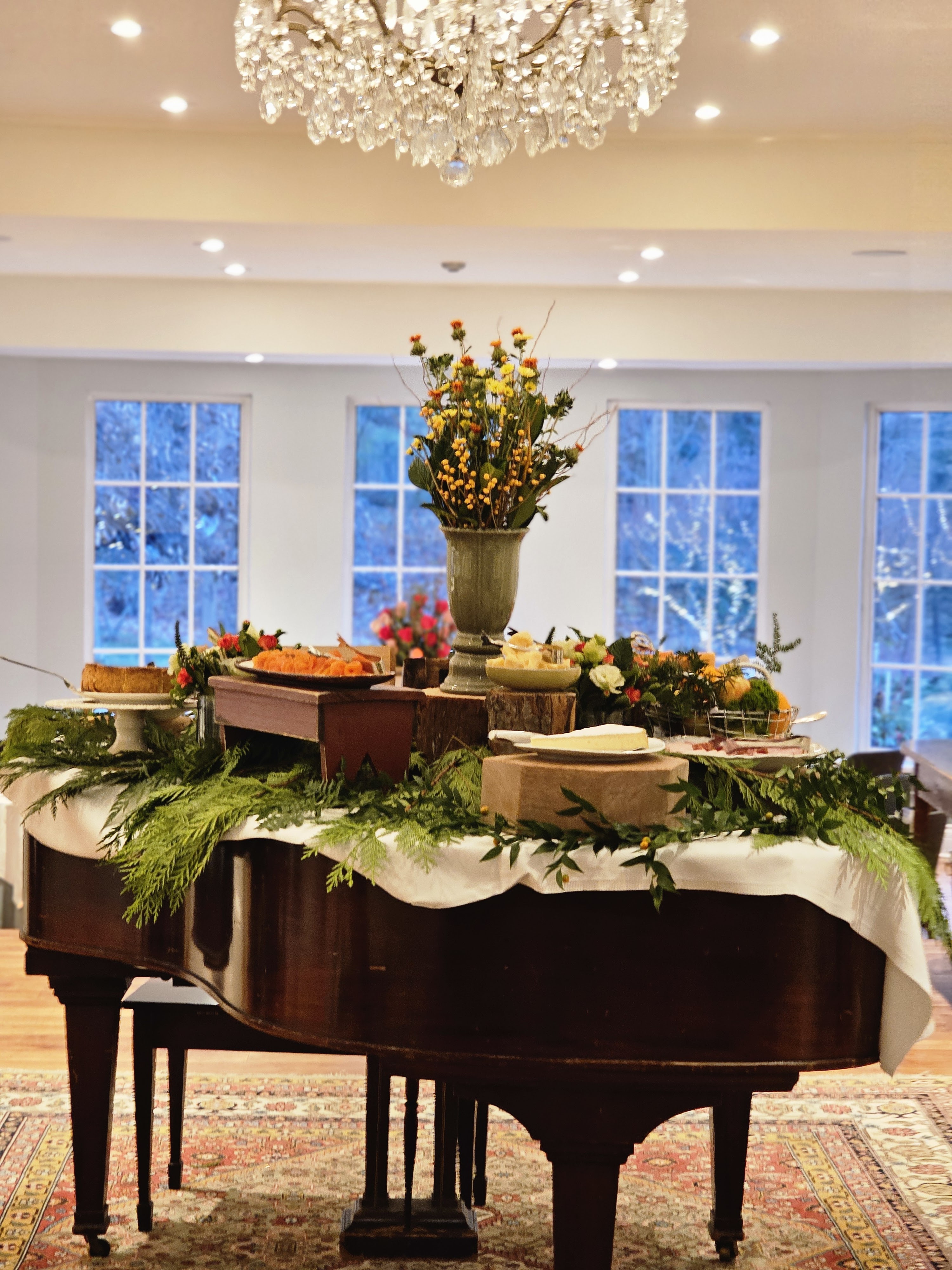 Country breakfast spread